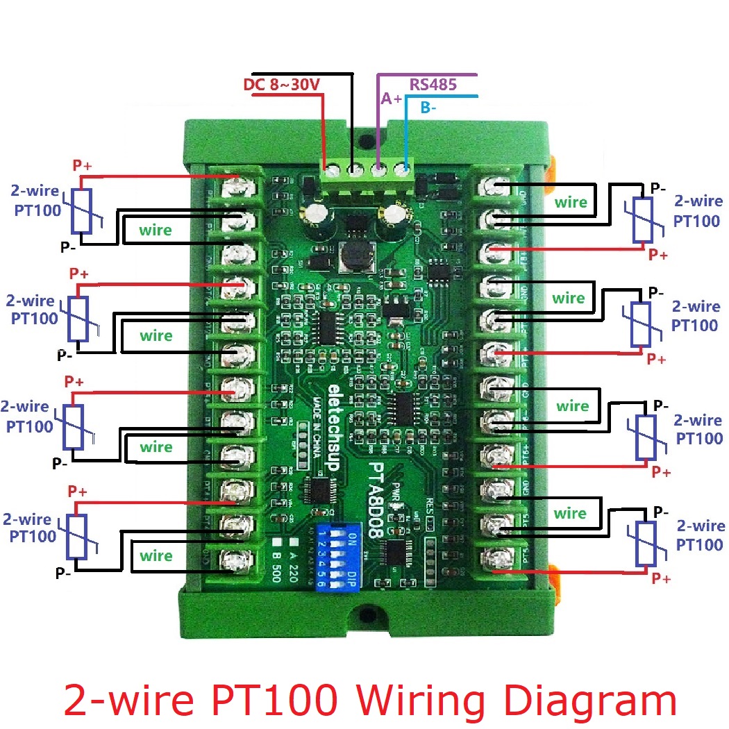 RS485 Temperature Sensor Acqui - Ds18B20 Temperature Sensor บทวิจารณ์และราคา