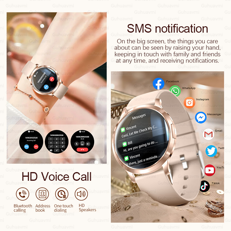2025 New Smart Watch Women 1.3 - Diy Electronics Watch บทวิจารณ์และราคา