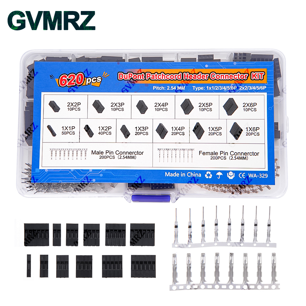 620PCS DuPont Header Connector - Diy Electronics Com บทวิจารณ์และราคา