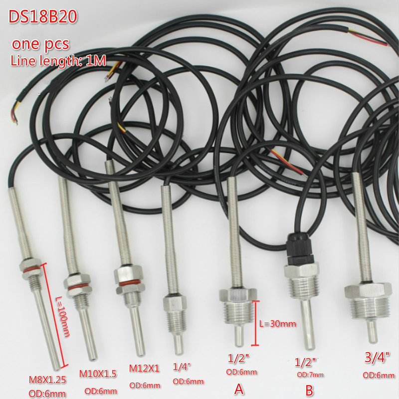 DS18B20 Digital Temperature Se - Ds18B20 Temperature Sensor บทวิจารณ์และราคา