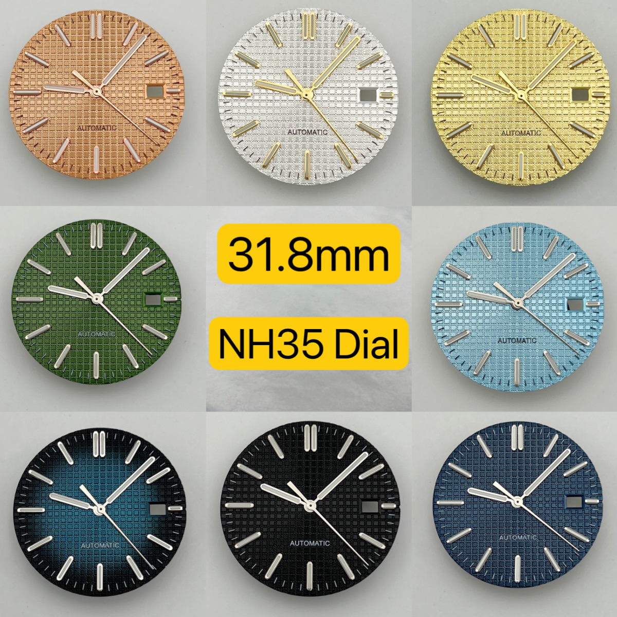 Dial+pointer, NH35 dial, green - Diy Electronics Watch บทวิจารณ์และราคา