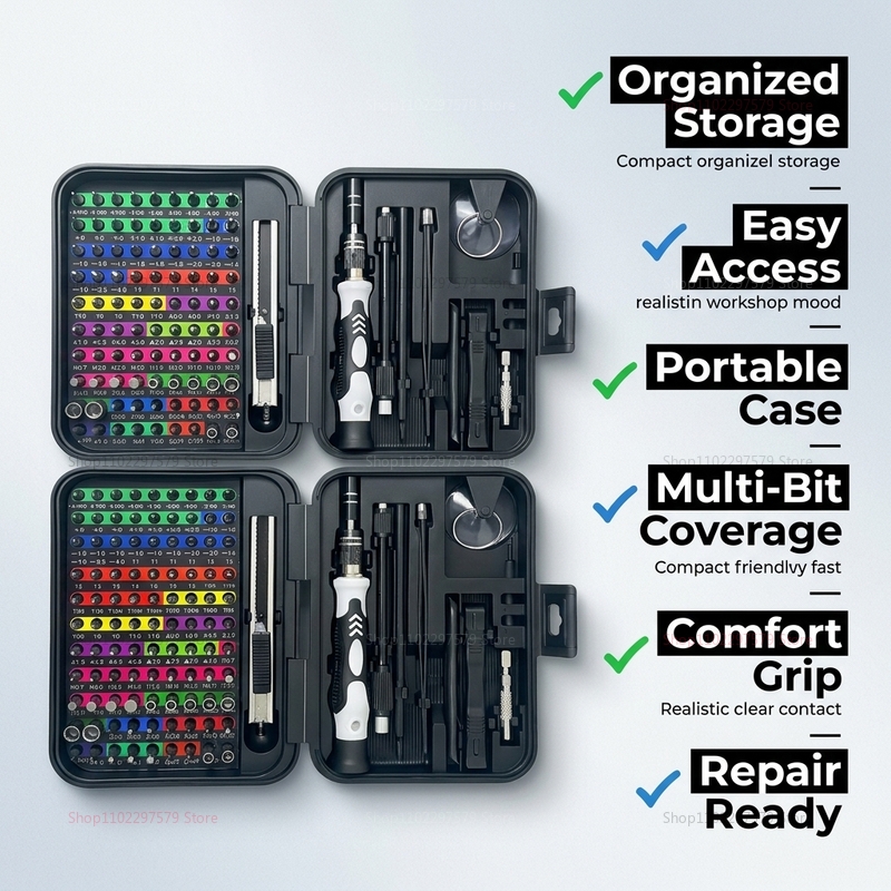 132 in 1 Precision Screwdriver - Useful Diy Electronics บทวิจารณ์และราคา