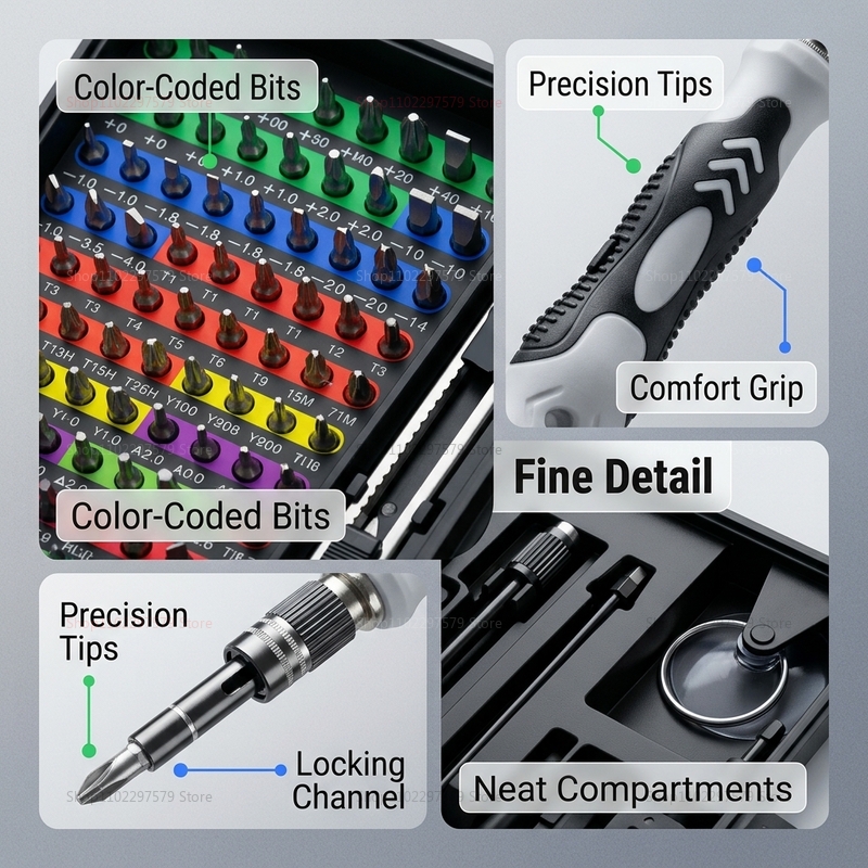 132 in 1 Precision Screwdriver - Useful Diy Electronics บทวิจารณ์และราคา