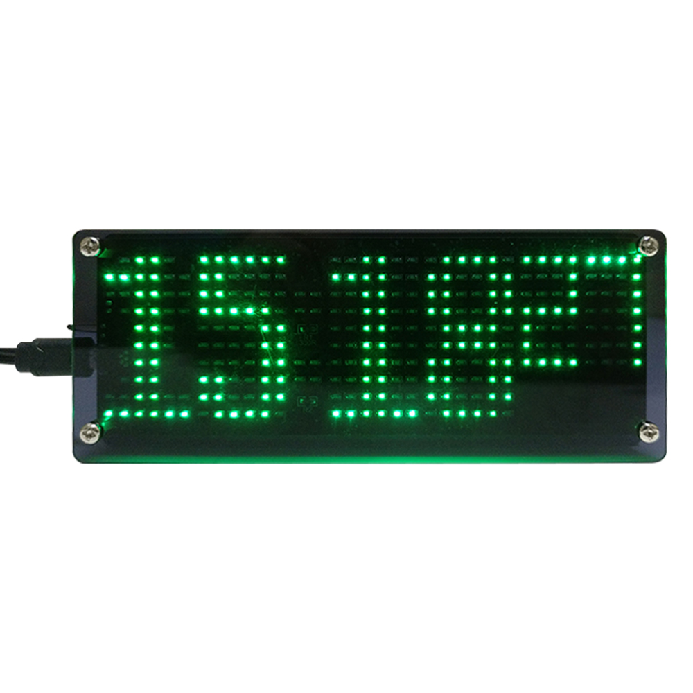 DIY Digital Dot Matrix Clock E - Diy Electronics Learning Kit บทวิจารณ์และราคา