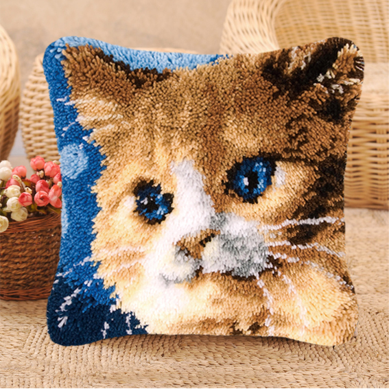 Cat Series Latch Hook Kit Mats - Diy Electronics Watch บทวิจารณ์และราคา