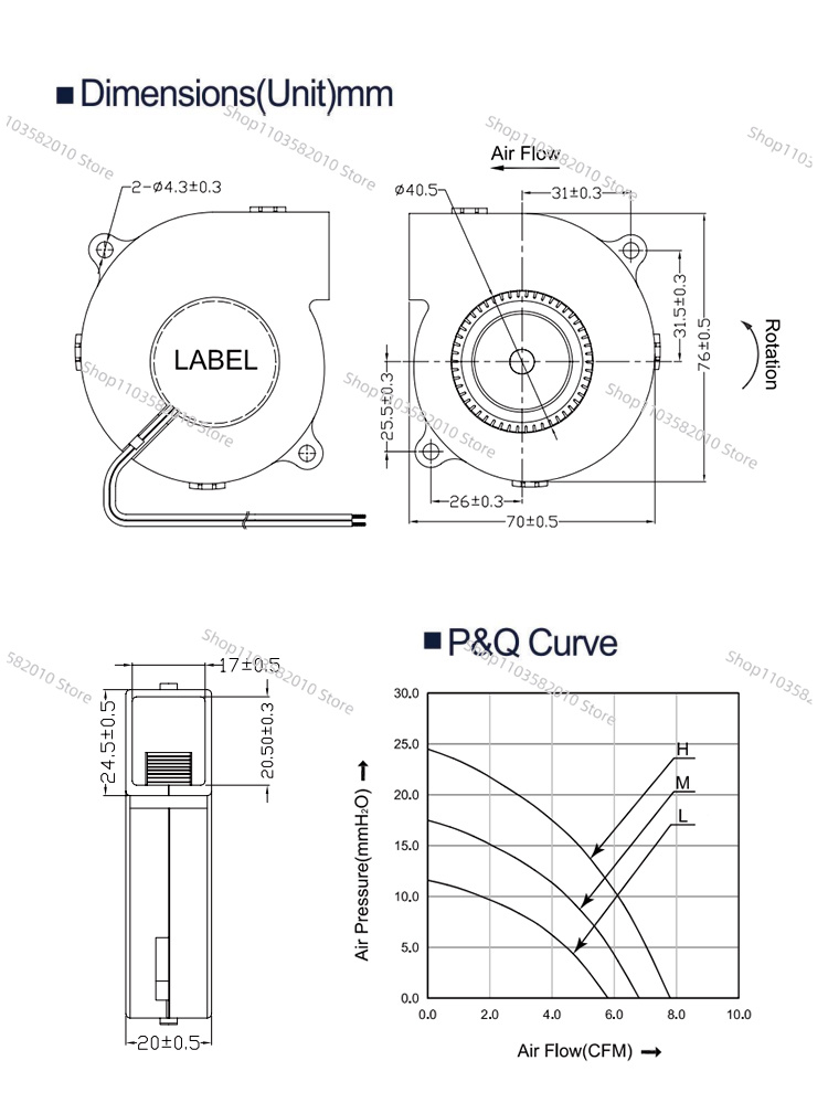 Ultra-Thin 75mm DC Centrifugal - Diy Electronics Cabinet บทวิจารณ์และราคา