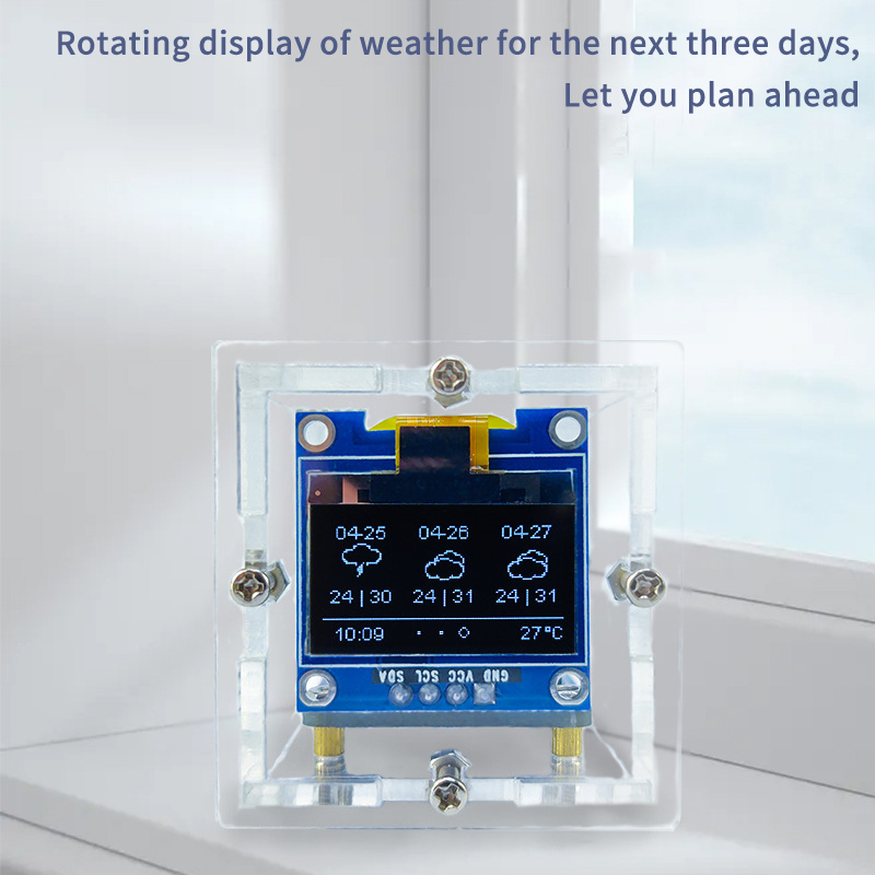ESP8266 MINI Weather Clock WIF - Diy Soldering Station No Electronics บทวิจารณ์และราคา