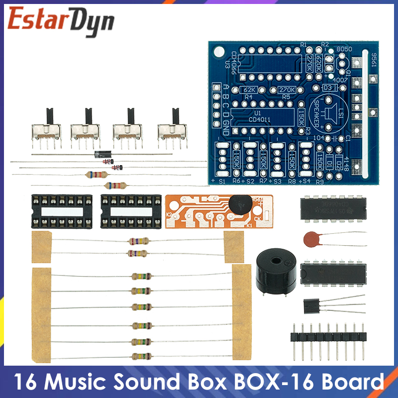 16 Music Sound Box BOX-16 Boar - Diy Electronics Learning Kit บทวิจารณ์และราคา