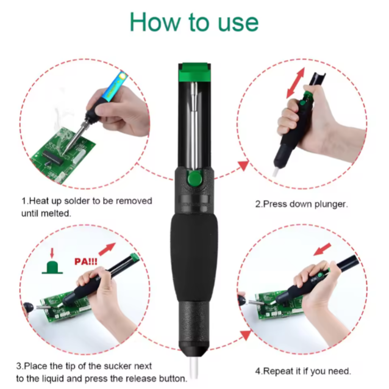 Powerful Desoldering Pump Suct - Desoldering Pump Solder บทวิจารณ์และราคา