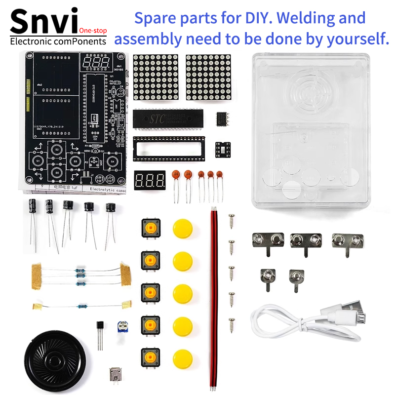 Snvi DIY Pixel Game Console Ki - Diy Electronics Learning Kit บทวิจารณ์และราคา