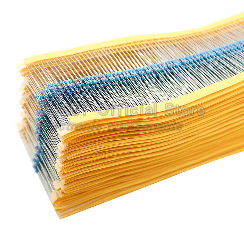 100pcs 1/4W Metal Film Resisto - Resistor Kit 1 4W บทวิจารณ์และราคา