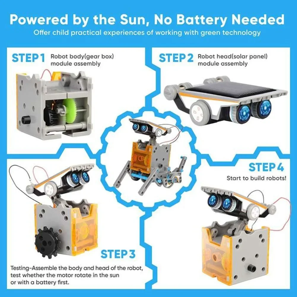 13 in 1 Solar Powered Robot Sc - Diy Electronics Supplies บทวิจารณ์และราคา