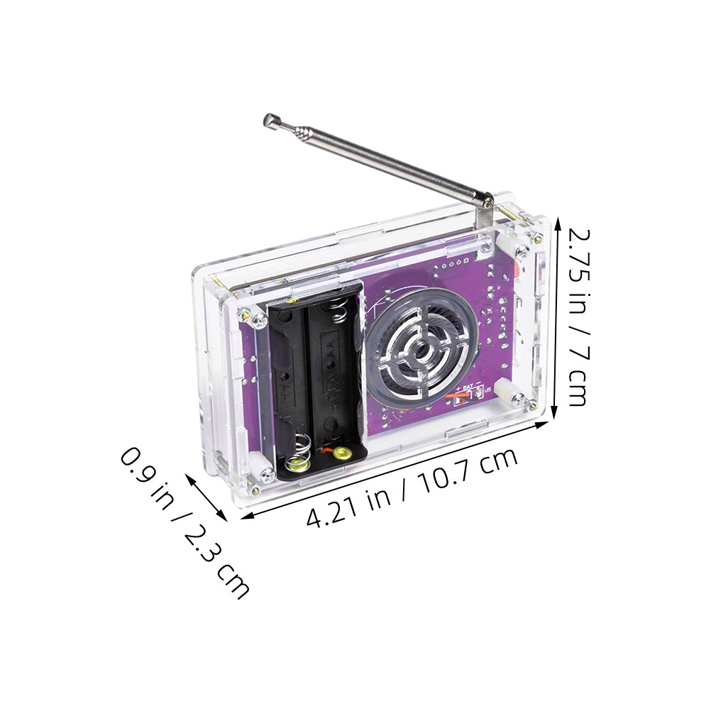 1Set DIY Radio Assembly Kit fo - Diy Electronics Radio บทวิจารณ์และราคา
