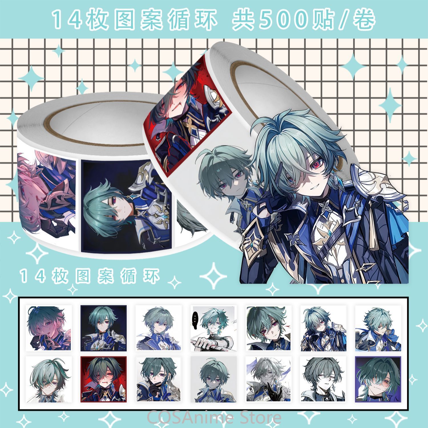 Anime Lohen Genshin Impact Q V - Diy Q บทวิจารณ์และราคา